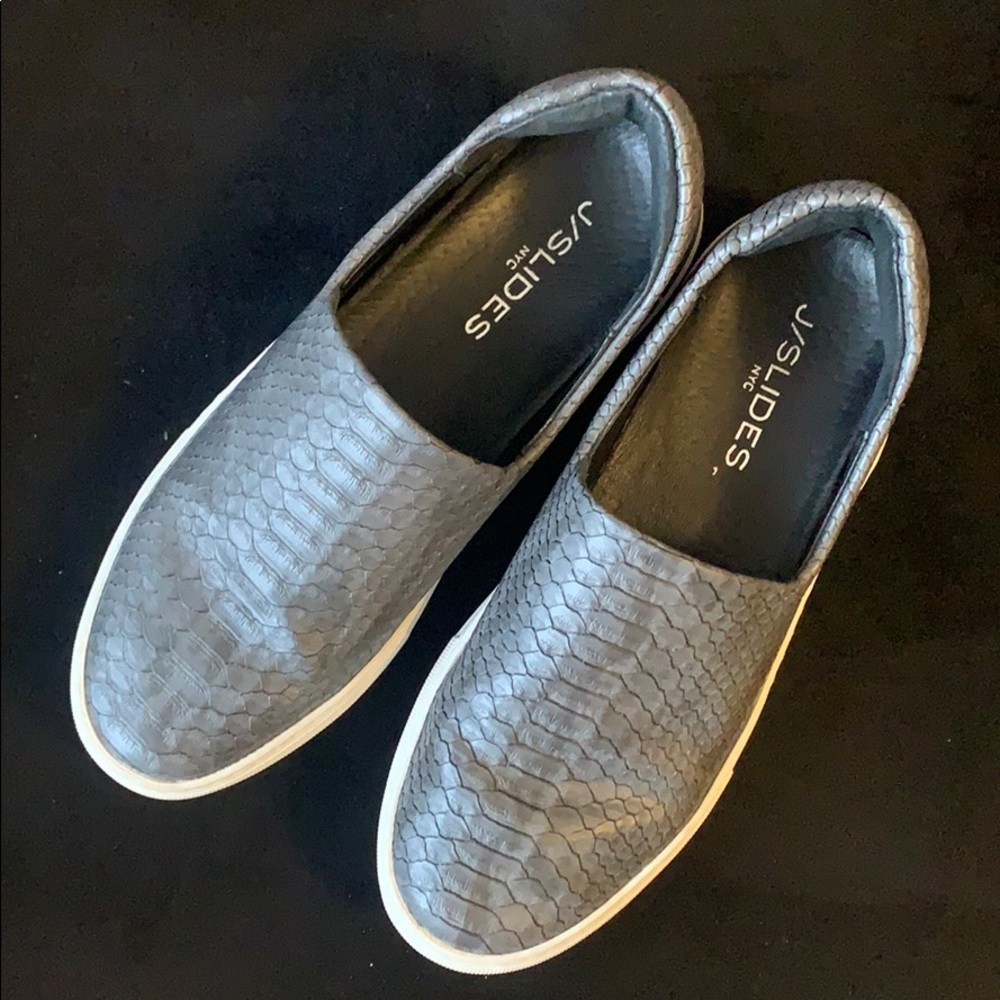 J/Slides Dark Grey Croc Ariana Slides - image 6